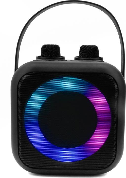 Immagine prodotto Soundmaster BT2024SW Sistema karaoke Incl. microfono, ricaricabile Nero (Corrente elettrica)