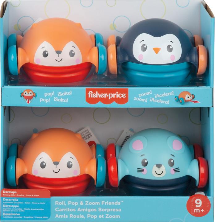 Productafbeelding Fisher-Price Roll, Pop & Zoom Vrienden (4)