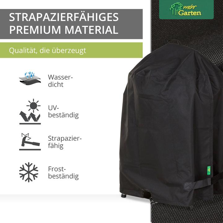 Produktbild Mehr Garten Schutzhülle für Keramikgrill Premium 2.0 Schwarz (Grill)