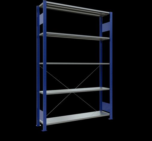 Actual product image Schulte Lagertechnik MULTIplus150 basic racking system with cross braces