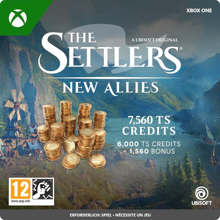 Image du produit Microsoft Xbox The Settlers New Allies Virtual Currency 7560 Credits Download Code