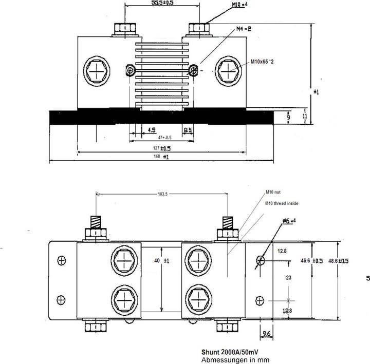 Actual product image Victron Energy Shunt 2000A/50mV without board