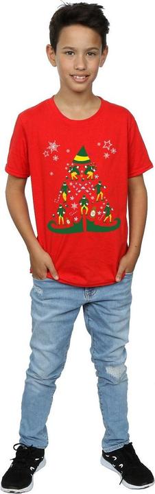 Immagine prodotto Elf Christmas Tree Maglietta Ragazzi (116)