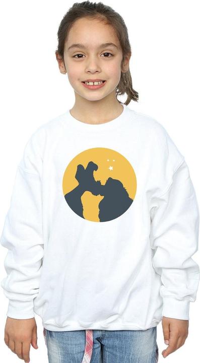 Produktbild Disney Lady And The Tramp Moonlight Kiss Sweatshirt Mädchen (140, 146)