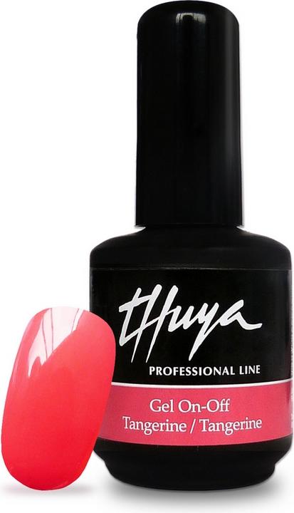 Thuya Gel-On-Off "Tangerine pastel" (Tangerine pastel, Gel-Effekt Nagellack)