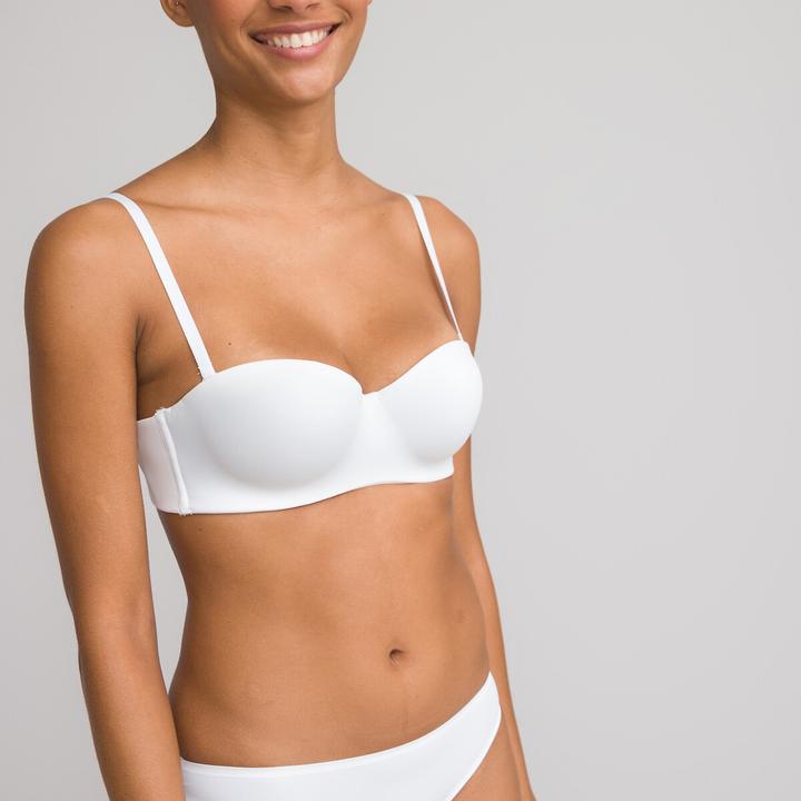 Actual product image La Redoute Collections Microfibre bandeau bra (75 B, Single pack)