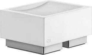 Gessi Rettangolo Accessoires Seifenhalter Standversion, Schale weiss, 20825