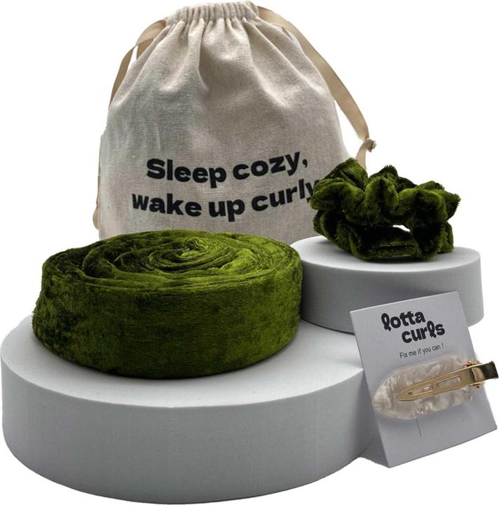 Lotta curls Lockenband Set Noble Olive (Lockenwickler)