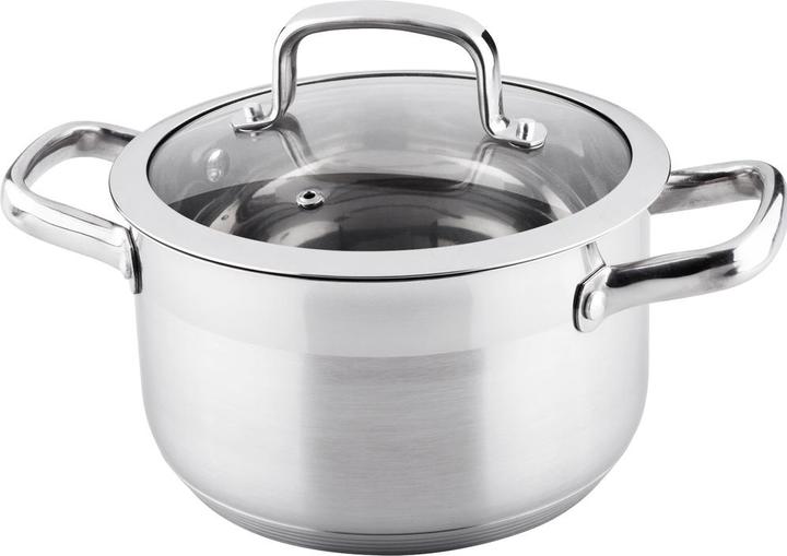 Actual product image Lamart Pot 20cm 3.5l, ner.pl., "Prestige" (20 cm, Pot, Stainless steel)