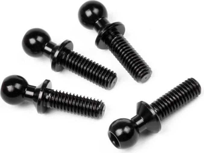 Immagine prodotto HB CYCLONE TC Testa a sfera in alluminio 4.3x13.0mm (2mm hex/4pcs)