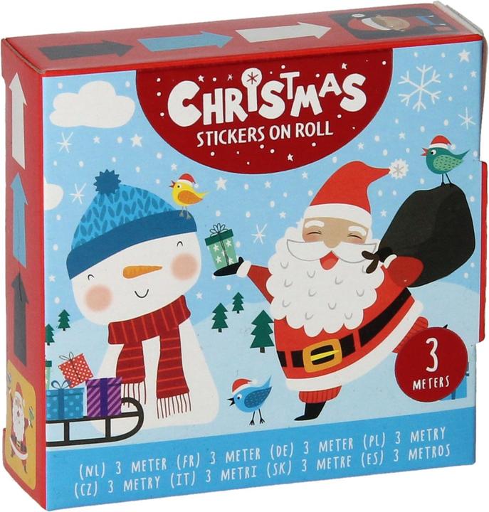 Actual product image Wins Holland Christmas sticker on roll, 3 metres