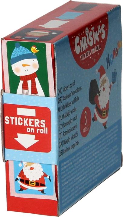 Actual product image Wins Holland Christmas sticker on roll, 3 metres