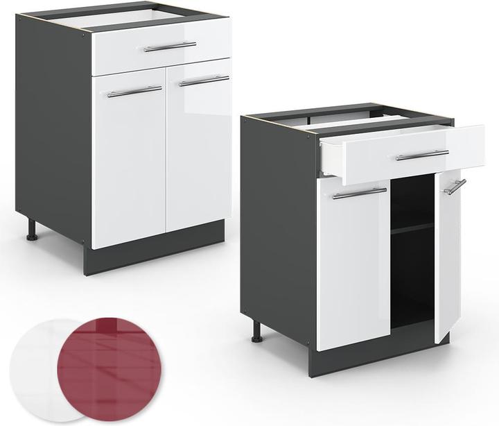 Actual product image Vicco Küchenunterschrank Fame-Line (60 x 82 x 60 cm)
