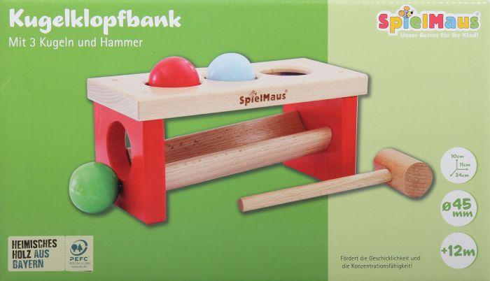 Produktbild Spielmaus SMH Kugelklopfbank 24x11x10cm