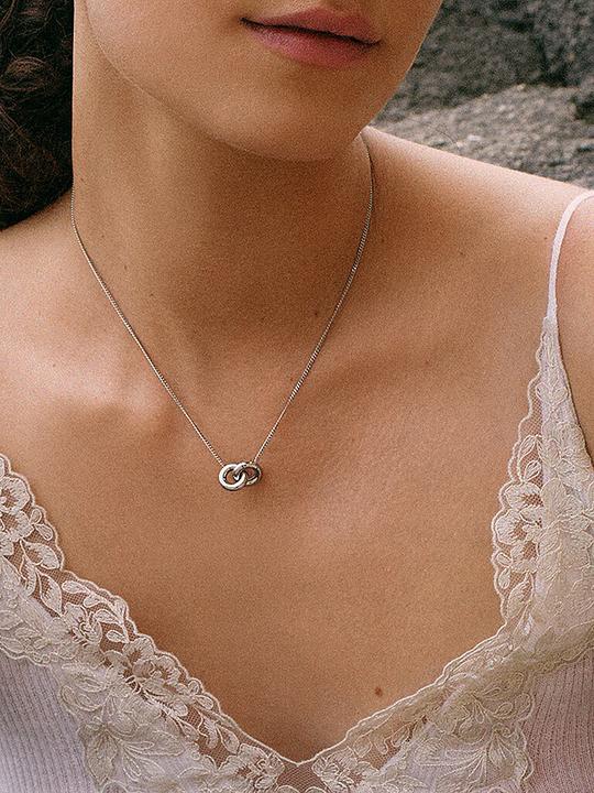 Actual product image Edblad Halskette CHUNKY ETERNAL NECKLACE Steel (Metal)