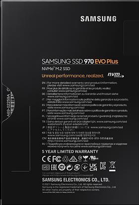 Immagine prodotto Samsung 970 EVO Plus (2000 GB, M.2 2280)