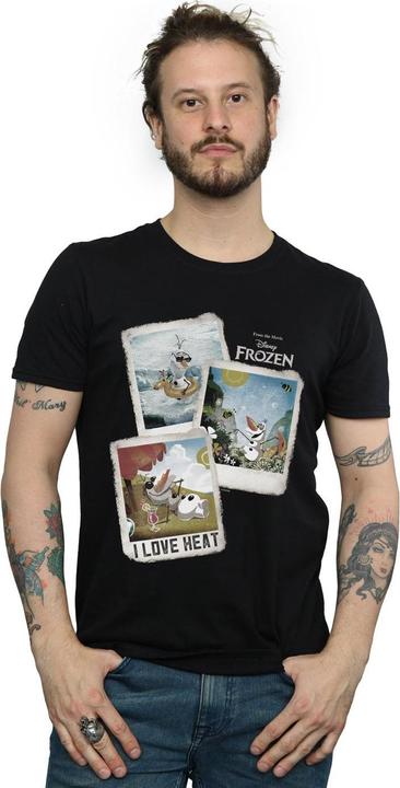 Immagine prodotto Disney Frozen Maglietta uomo Olaf Polaroid in cotone (XL)