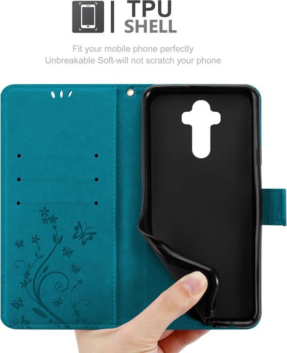Image du produit Cadorabo Pochette Flower Book (Mate 9)