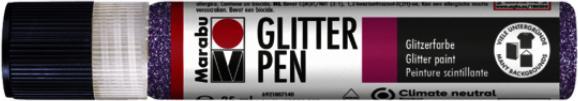 Produktbild Marabu Effektfarbe Glitter Liner, 25 ml, glitter-lavendel (GLITTER-LAVENDER, 25 ml)