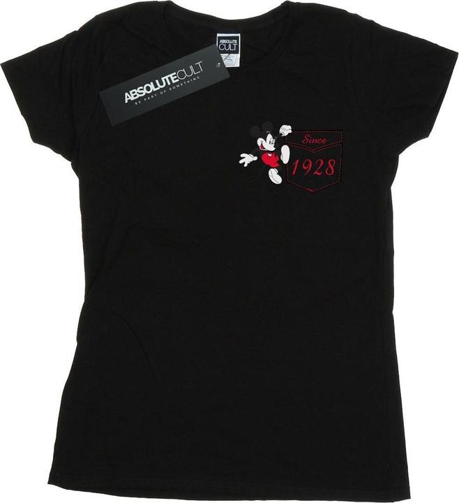 Disney Mickey Mouse Faux Pocket Since 1928 TShirt (L)