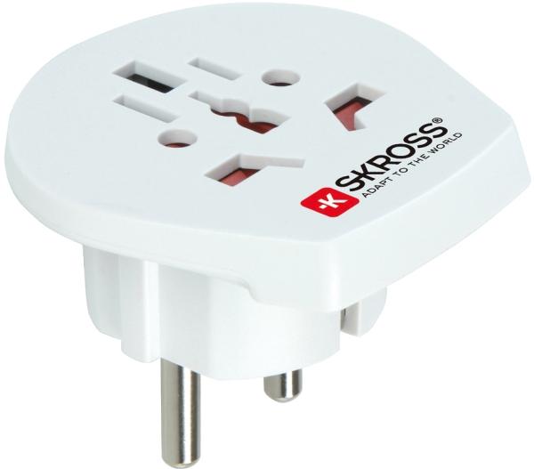 Produktbild Hama Reisestecker World to Europe (Bulk Ware) weiss