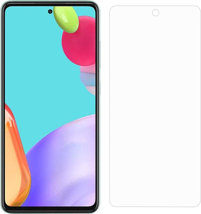 Actual product image Apfelkiste Armoured glass screen protector Samsung Galaxy (1 Piece, Samsung Galaxy A52 5G, Samsung Galaxy A52s 5G)
