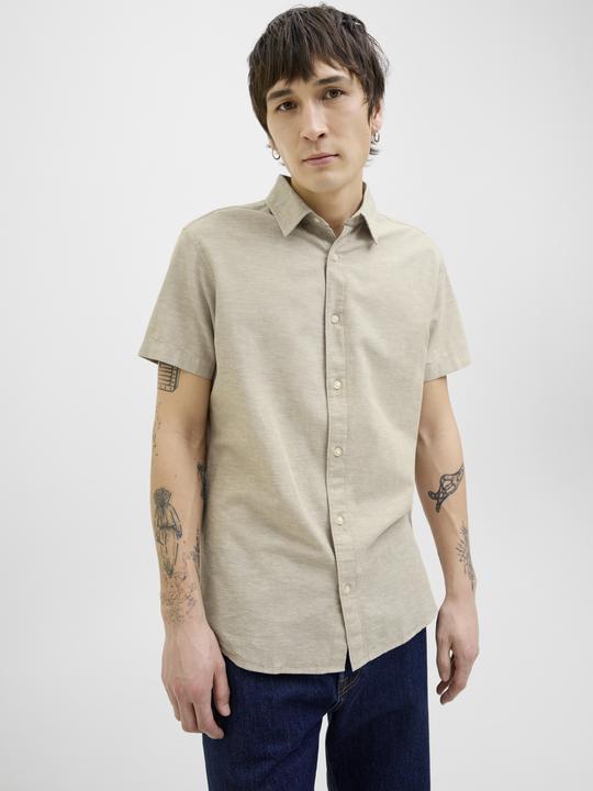 Produktbild Jack & Jones Jjebreeze Linen Blend Shirt Ss Sn (XS)