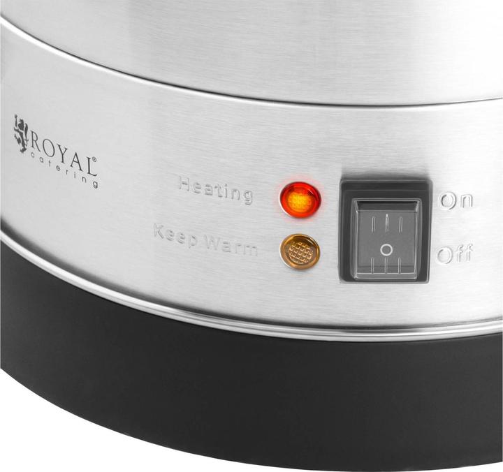 Produktbild Royal Catering Wasserkocher Edelstahl 20,5 Liter Doppelwandig 2500 W Warmhaltefunktion