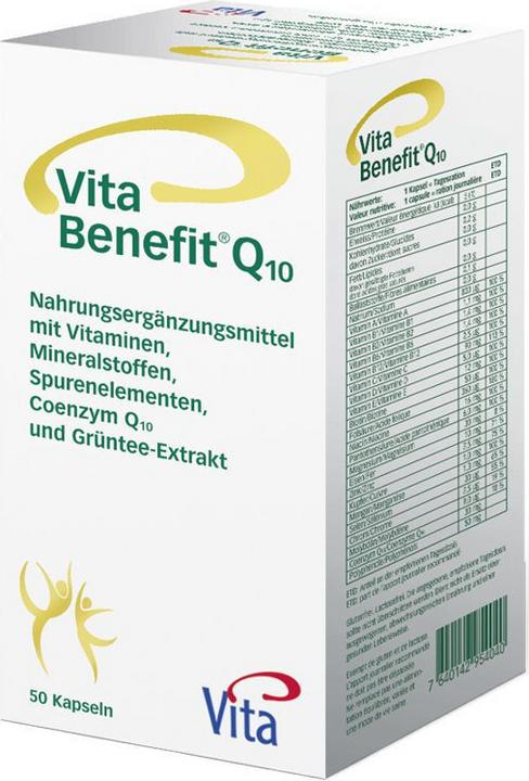 Produktbild Vita Benefit Q10 (50 Stück, Kapseln, 192 g)