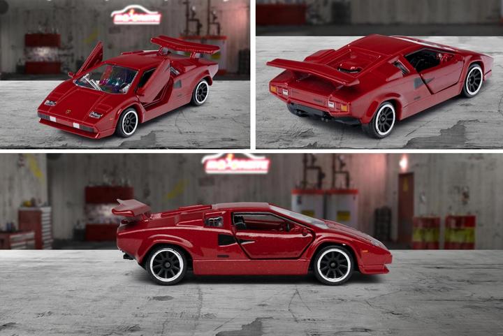 Actual product image Majorette Vintage Lamborghini Countach red
