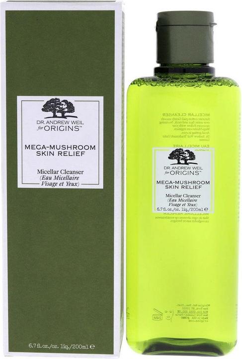 Origins Mega Mushroom - Skin Relief Micellar Cleanser (Lozione detergente, 200 ml)