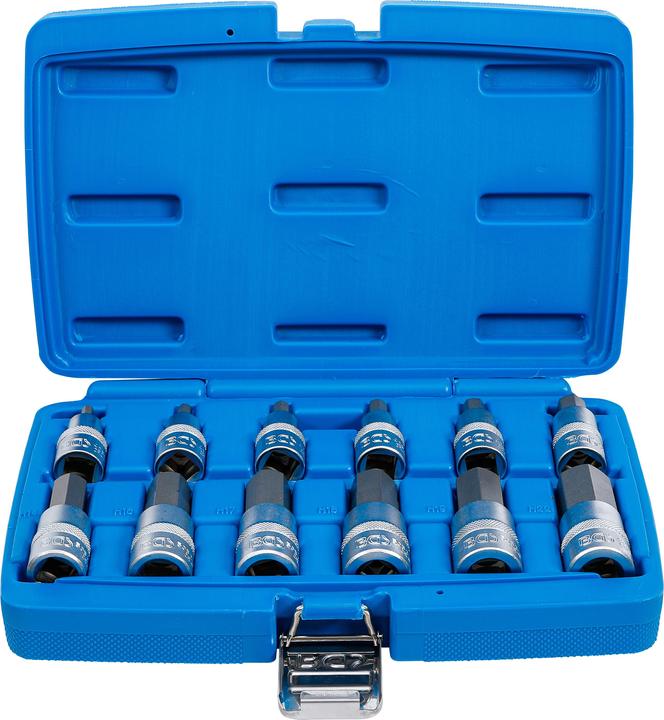 Image du produit BGS Jeu d'embouts (Six pans creux M5, Six pans creux M6, Six pans creux M8, Six pans creux M10, Six pans creux M12, Six pans creux M7, Six pans creux M14, Six pans creux M16, Six pans creux M17, Six pans creux M18, Six pans creux M19, Six pans creux M22)