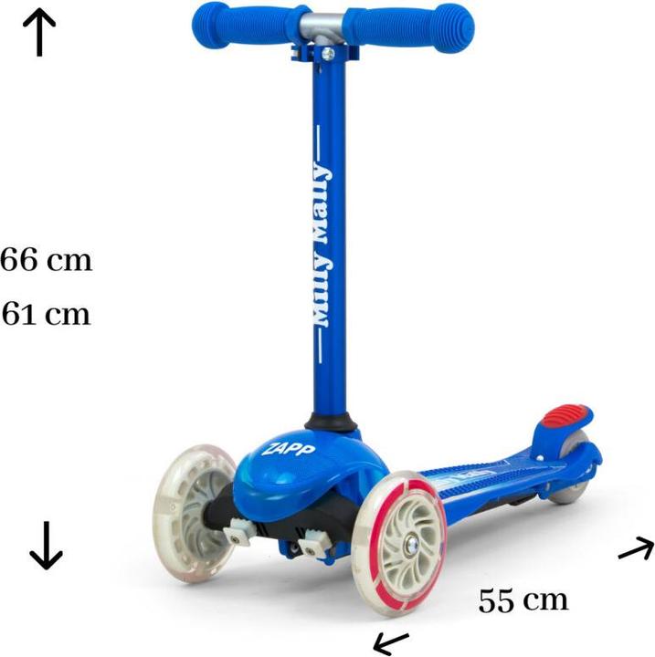 Actual product image Mally Zapp Scooter Blue (2970)
