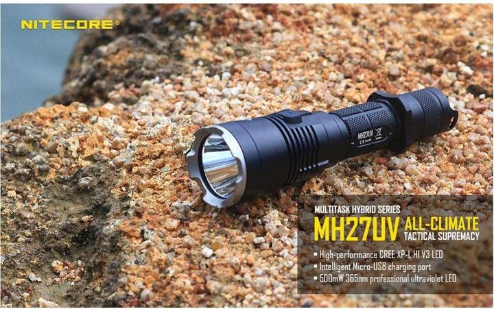 Actual product image Nitecore Mh27uv (15.40 cm, 1000 lm)
