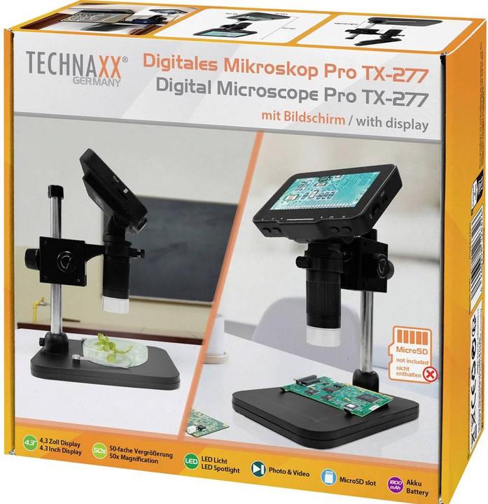 Productafbeelding Technaxx Digitale microscoop Pro TX-277