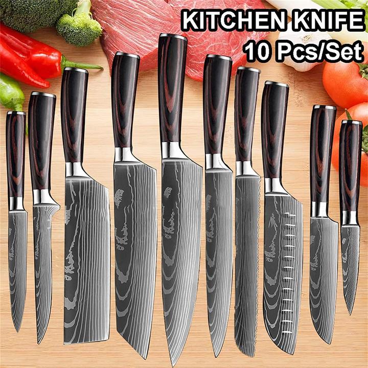 Produktbild Kepeak Scharfe Kochmesser aus Edelstahl (20.30 cm)