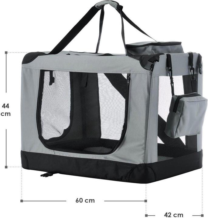 Produktbild Hauptner Hundetransportbox (faltbar) (Hund, Sicherheitsverschluss, Waschbar, Atmungsaktiv)