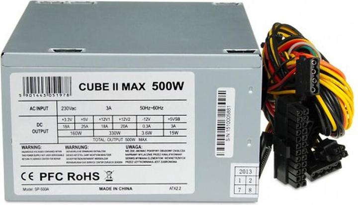 iBox CUBE II power supply 500W 12 CM FAN (500 W)