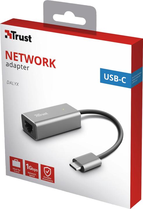 Actual product image Trust Dalyx Wired (USB-C 3.1 Gen 1, RJ45 (1x))