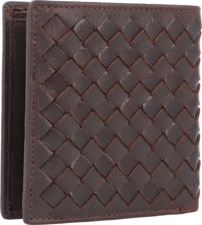 Actual product image Bugatti Woven wallet leather 11 cm