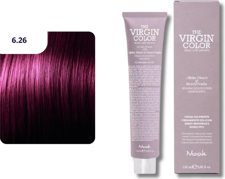 6.26 Dunkelbraun Violett Rot