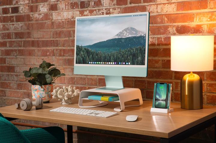 Image du produit TwelveSouth Curve Riser Blanc
