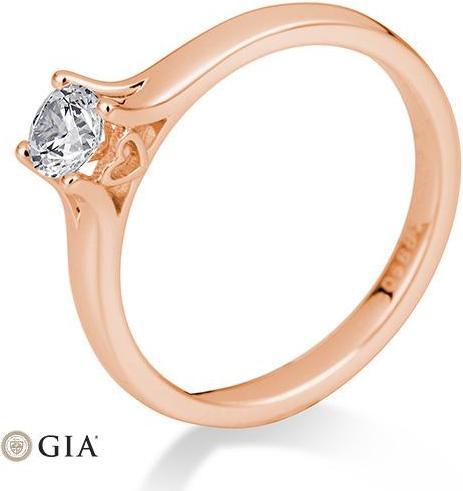 Actual product image Breuning 4 prong set from 0.40 ct. (55, 585/14 K Gold)