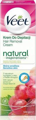 Actual product image Veet Natural Inspirations depilatory cream for sensitive skin 100ml (100 ml)