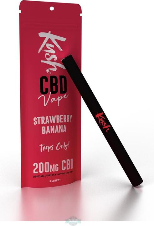 Actual product image Kush CBD Vape CBD Strawberry Banana (Strawberry, Banana)