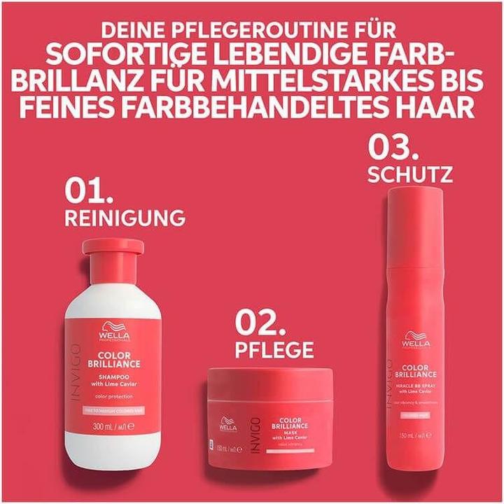 Actual product image Wella INVIGO Color Brilliance Shampoo Coarse (1000 ml, Liquid shampoo)