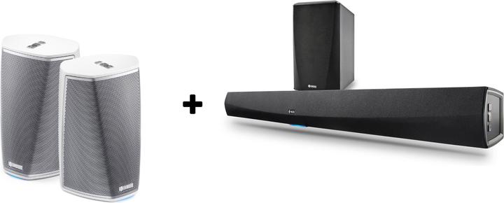 Actual product image Denon HEOS HomeCinema + Zone 2 Stereo Bundle