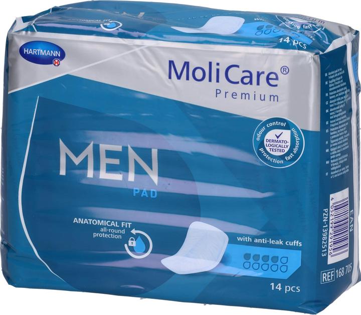 Produktbild MoliCare Men Pad 4 Inkontinenz Einlage (14 x, M)