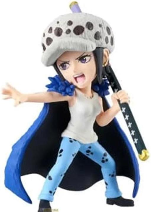 Actual product image Banpresto ONE PIECE - WCF Trafalgar vs Barbe noir - Assortiments 12 Figurine 7cm