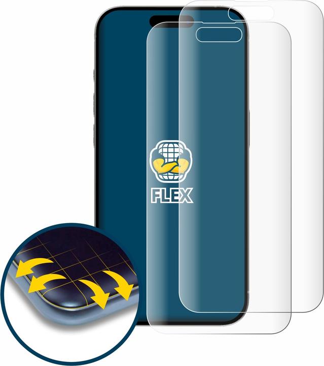 Actual product image BROTECT Full-Cover Protector (2 Piece, Apple iPhone 15)